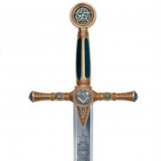 Espada Masonica Oro, Grabado Profundo. Sword. Marto